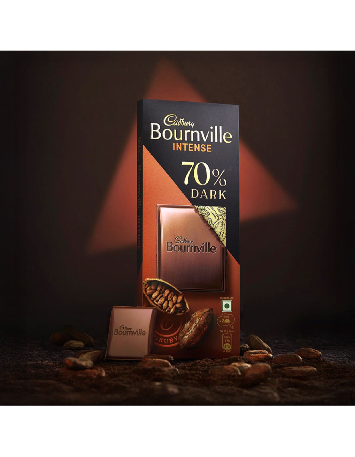 Cadbury Bournville Rich Cocoa 70% Dark Chocolate Bar